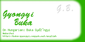 gyongyi buka business card